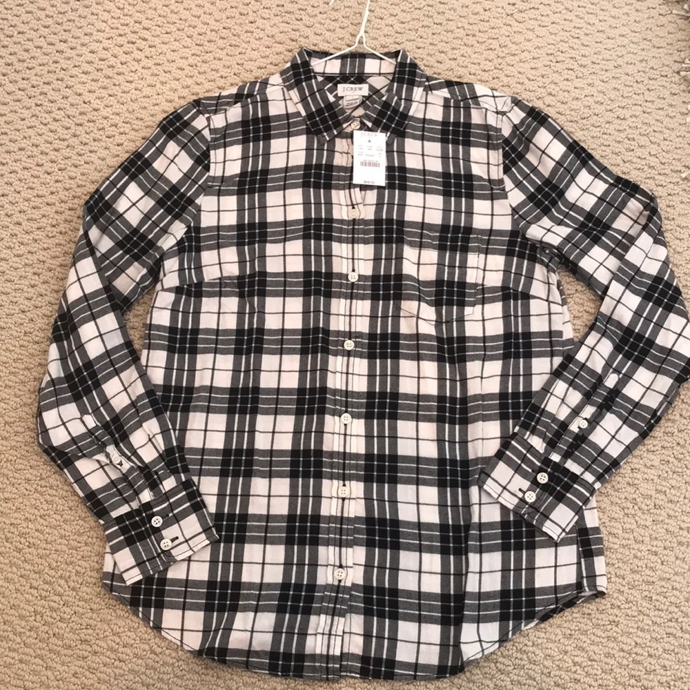 NEW JCrew Plaid Button Down